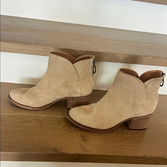Beek Tan Suede Ankle Boots - Picture 4 of 4